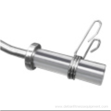 Straight Chrome Lever Curved Rod Curl Barbell Bar